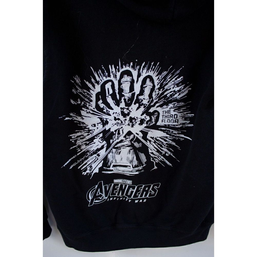 MARVEL AVENGERS INFINITY‎ WAR VISUALIZATION CREW FILM MOVIE PROMO HOODIE SMALL